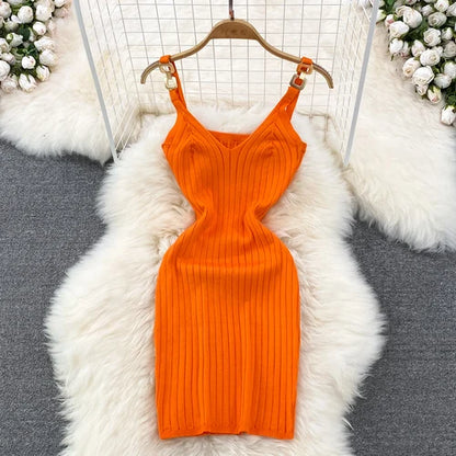 Off Shoulder Sexy Bodycon Dress Backless Chic Crochet Dresses Party Club Elegant Robe Korean Fashion Women Vintage Vestidos Y2k